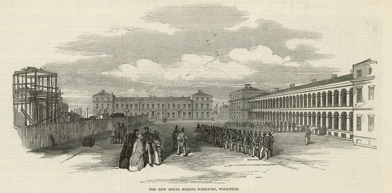 Royal Marine Barracks em Woolwich de English School