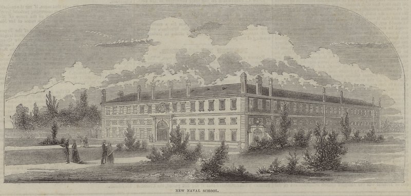 Escola Naval Real, Deptford (gravura) de English School