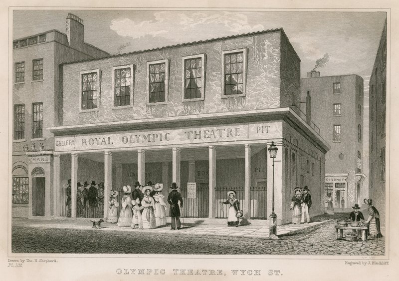 Teatro Olímpico Real, Wych Street, Londres de English School