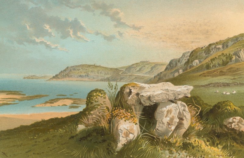 Baía de Rozel und Druidical Remains - Jersey de English School