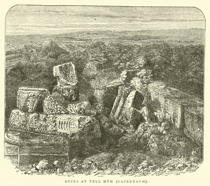 Ruínas em Tell Hum, Cafarnaum de English School