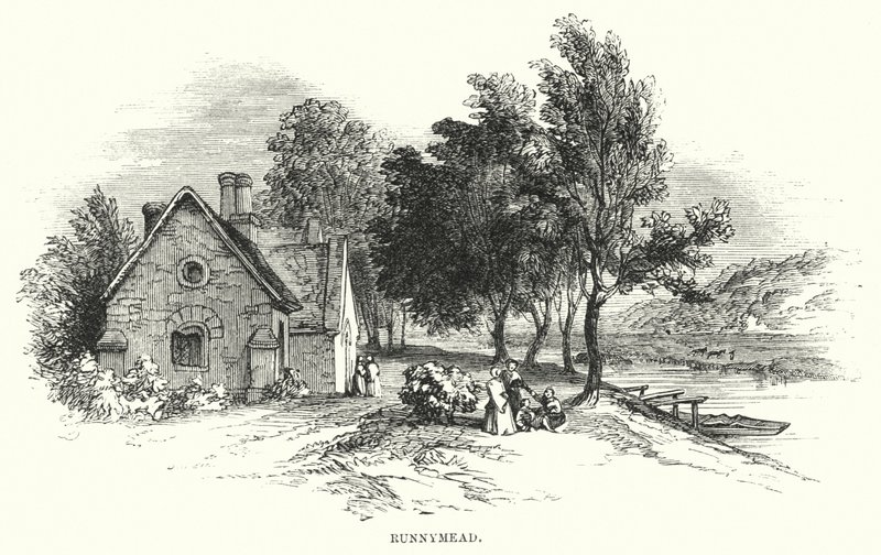 Runnymead (gravura) de English School