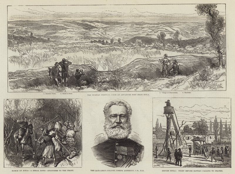 Russo Guerra Turca (gravura) de English School