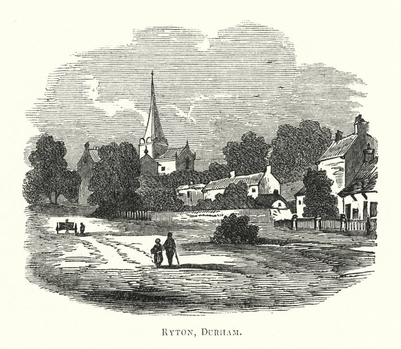 Ryton, Durham (gravura) de English School