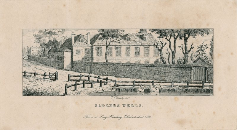 Sadlers Wells, antes de ser substituído pelo Musick House and Spa de English School