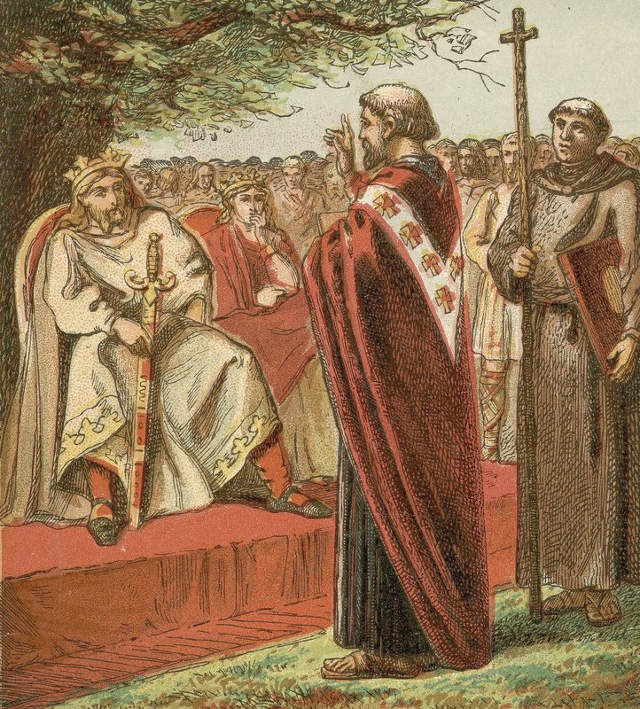 Santo Agostinho e os saxões de English School