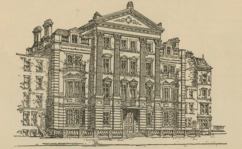 Hospital Samaritano Gratuito para Mulheres e Crianças, Lower Seymour Street, Portman Street, Londres de English School