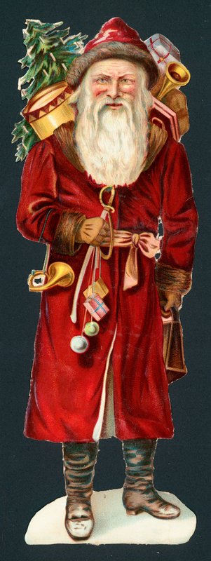 Papai Noel, cartão de Natal de English School