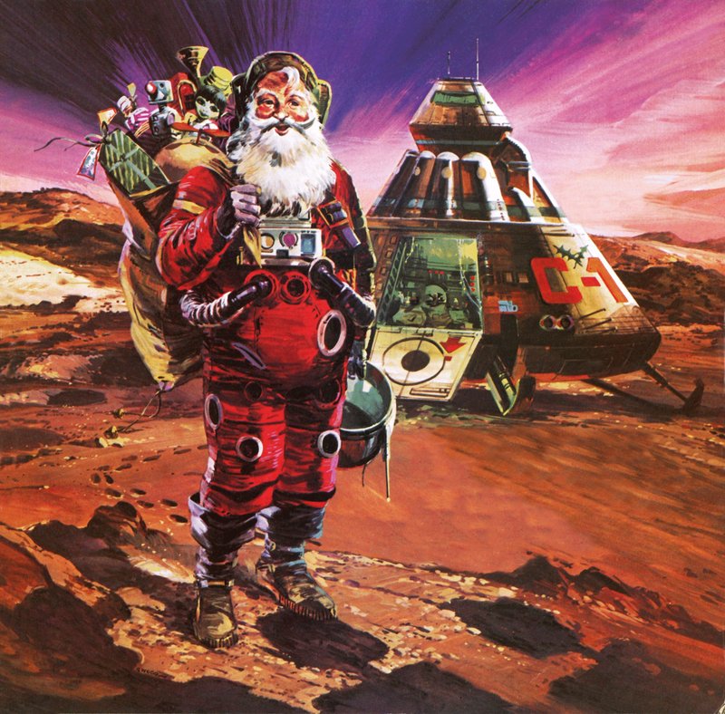 Papai Noel em Marte, como descrito em 1976 de English School
