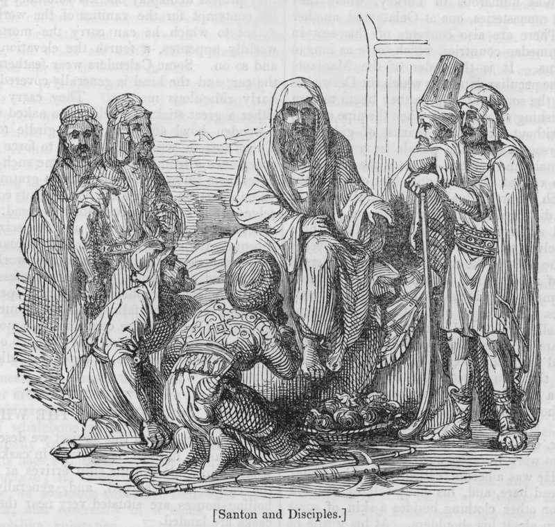 Santon e discípulos de English School