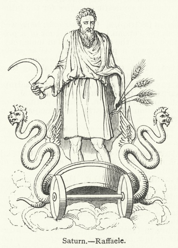 Saturno (gravura) de English School