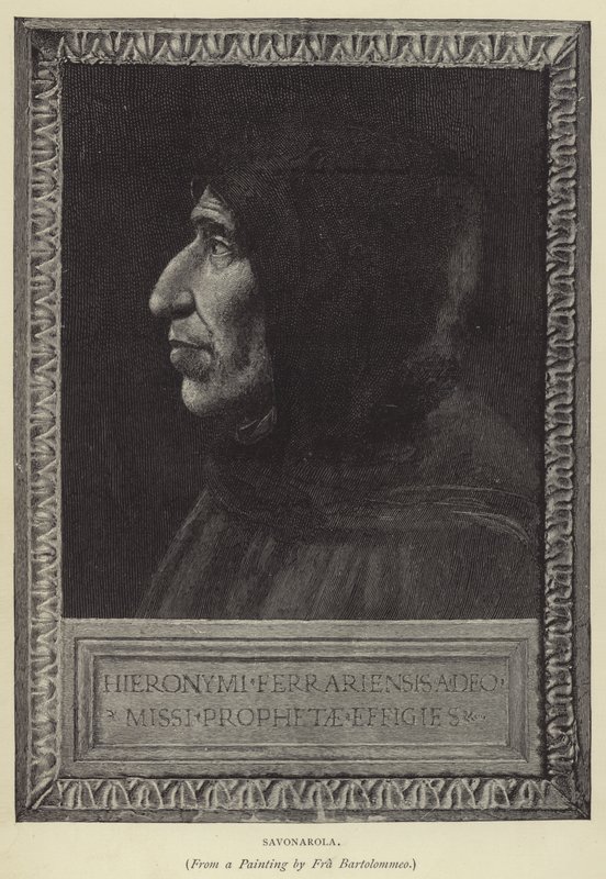 Savonarola (gravura) de English School