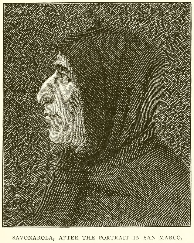 Savonarola, depois do retrato em San Marco de English School