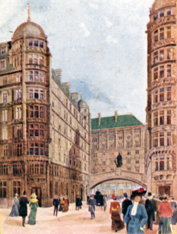 Savoy Hotel, Londres (cor litho) de English School