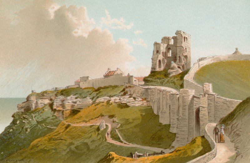 Castelo de Scarborough de English School