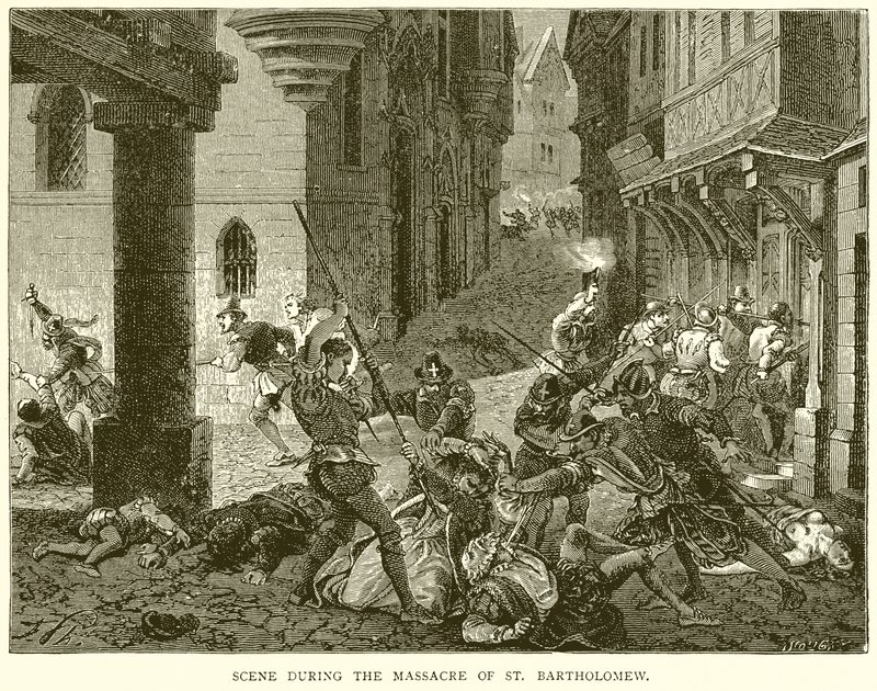 Cena durante o Massacre de São Bartolomeu de English School