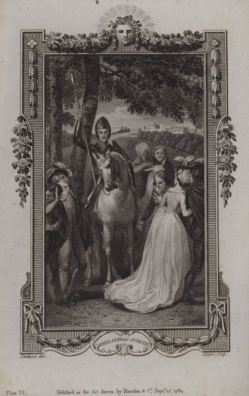 Cena da continuação de Miguel de Cervantes Don Quixote, escrito por Alonso Fernández de Avellaneda de English School