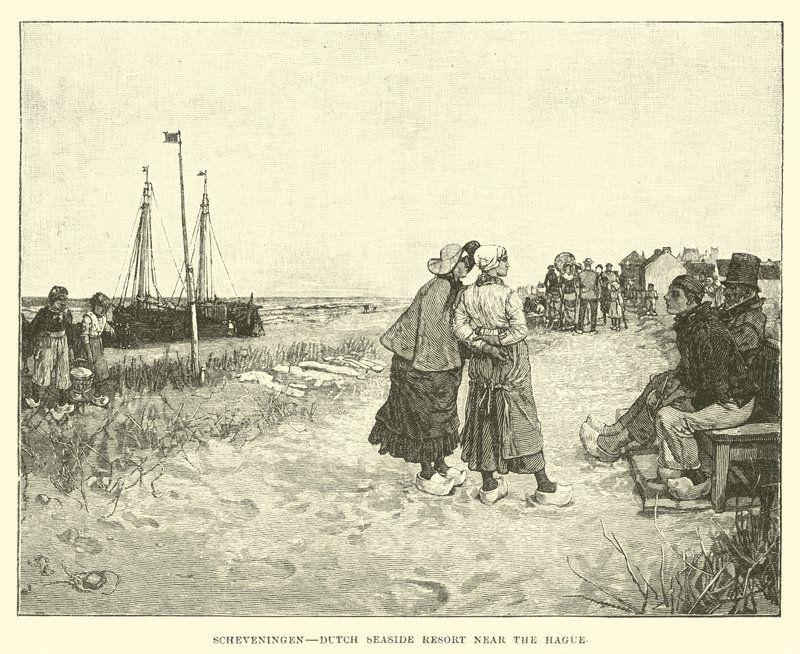 Scheveningen, estância balnear holandesa perto de Haia de English School