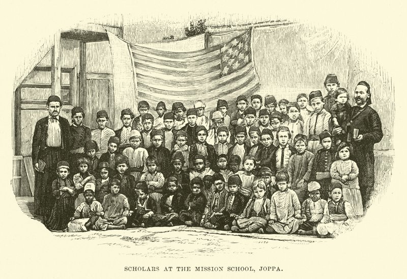 Estudiosos da Escola Missionária Joppa de English School