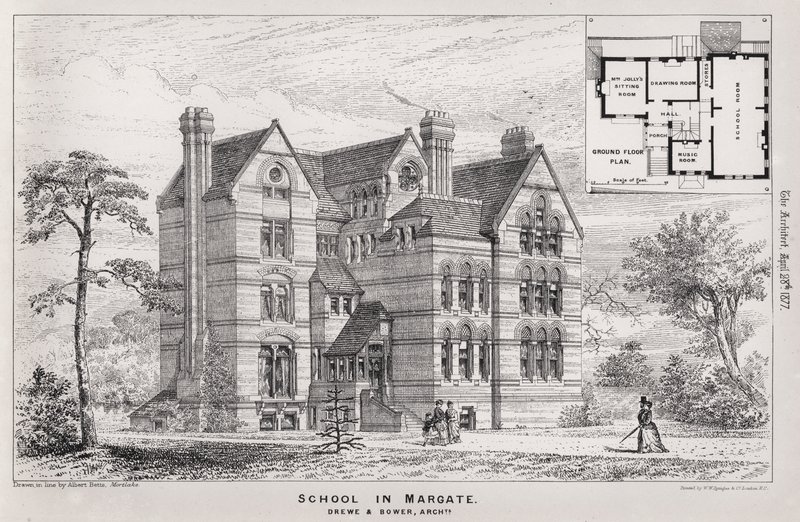 Escola em Margate (gravura) de English School