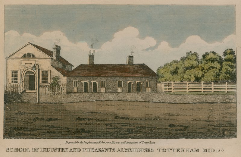 Escola de Indústria e Feiras de Almshouses, Tottenham, Londres de English School