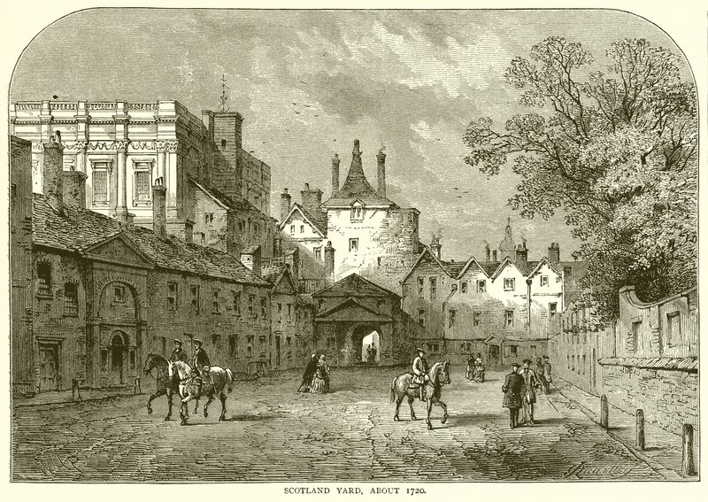 Scotland Yard, cerca de 1720 de English School