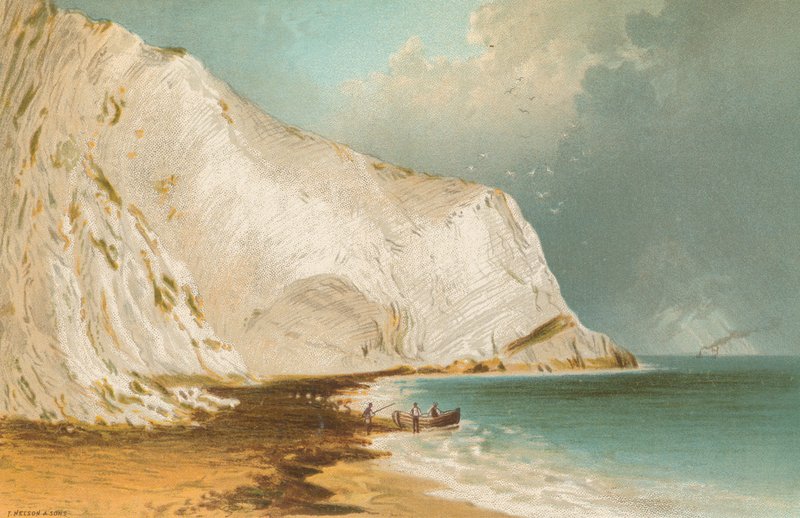 Baía de Scratchell - Ilha de Wight de English School