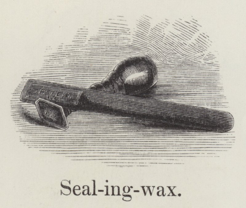 Cera de selagem (gravura) de English School