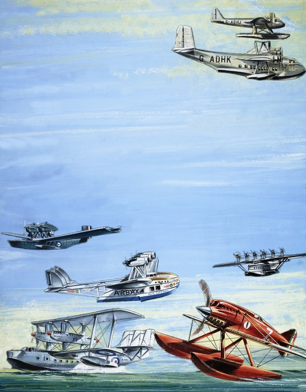 Montagem de hidroaviões de English School