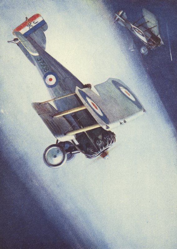 Pratica de holofote na Royal Air Force de English School