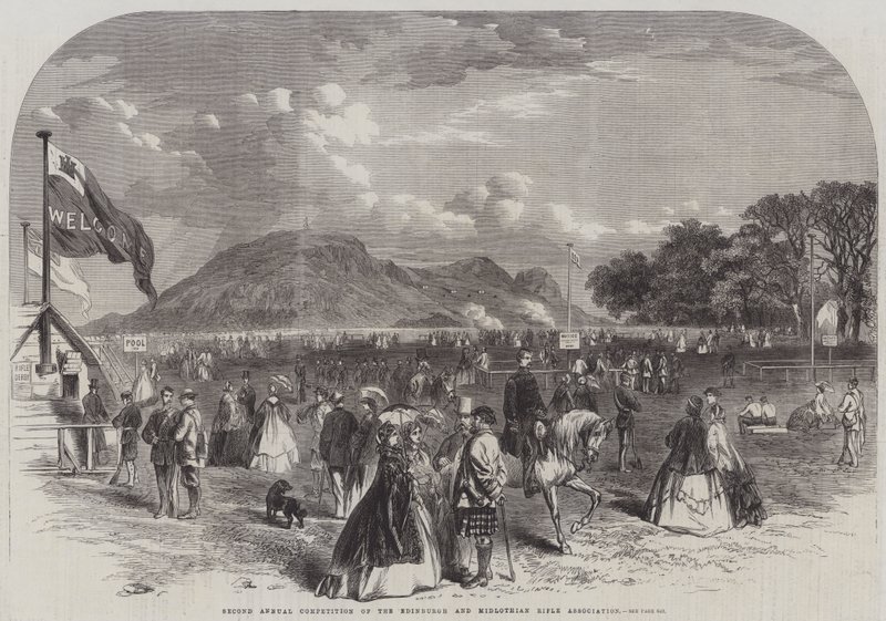 Segundo Concurso Anual da Associação de Espingardas de Edimburgo e Midlothian (gravura) de English School
