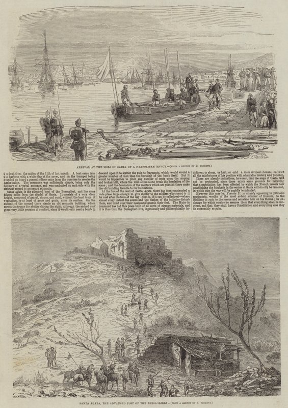 Segunda Guerra da Independência Italiana (gravura) de English School
