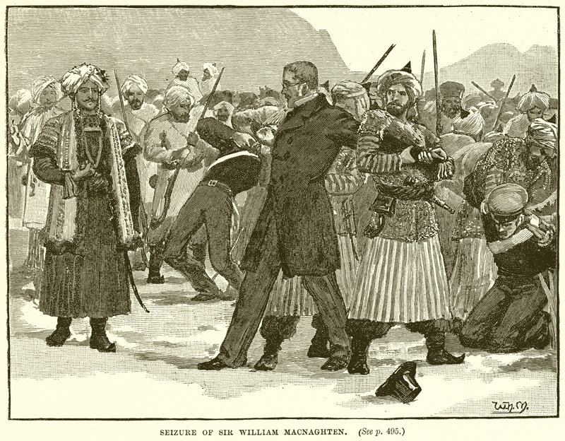 Apreensão de Sir William Macnaghten de English School