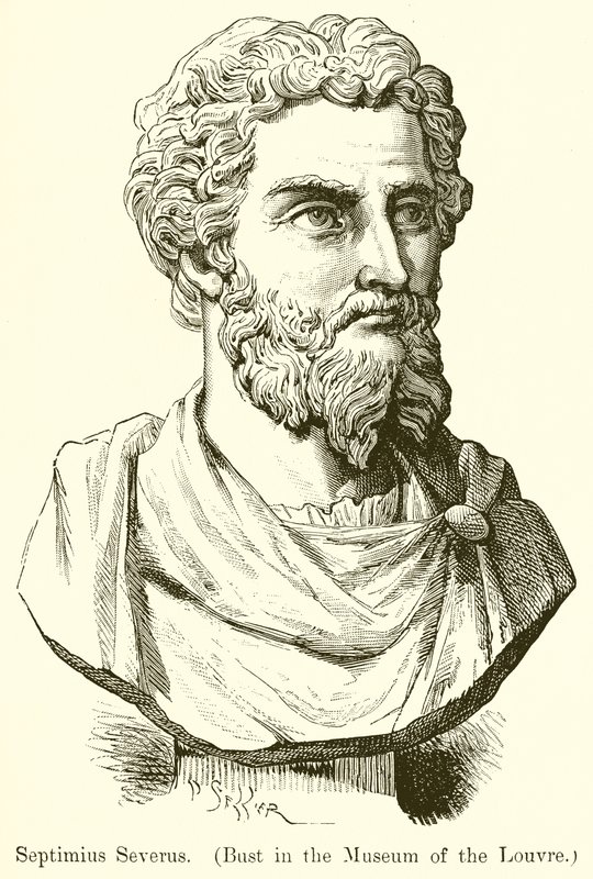 Septimius Severus. (Busto no Museu do Louvre) de English School