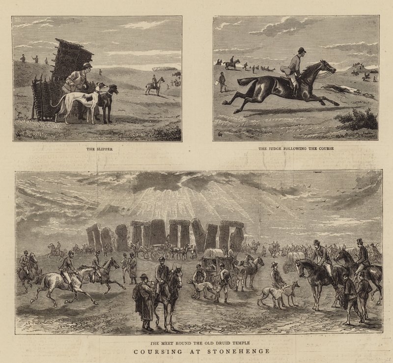 Série de ilustrações de caça de English School