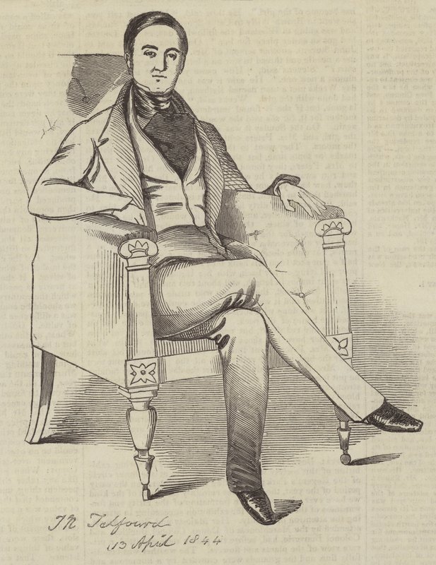 Serjeant Talfourd (gravura) de English School