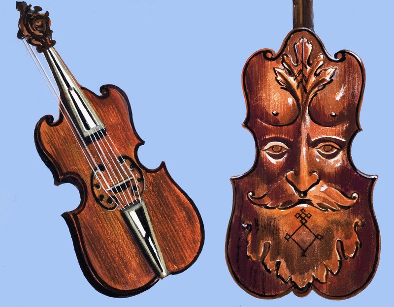 Viola de sete cordas de English School