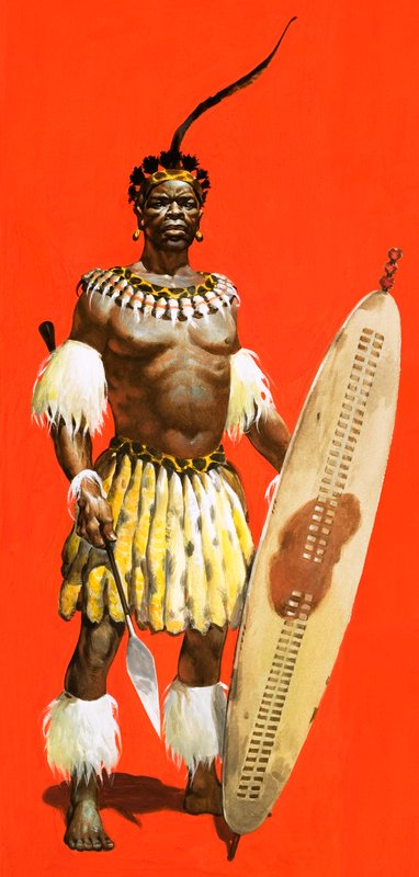 Shaka, o guerreiro zulu de English School