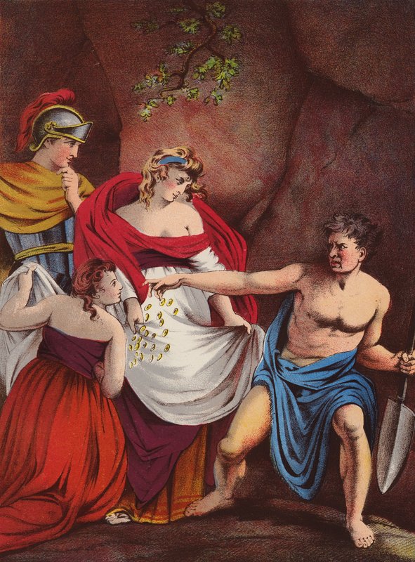 Shakespeare: Timão de Atenas (cromolito) de English School