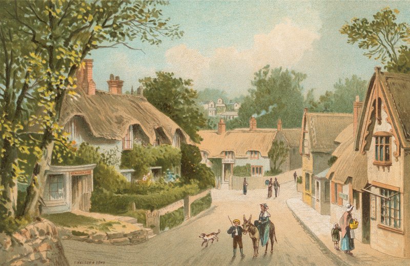 Aldeia de Shanklin - Ilha de Wight de English School