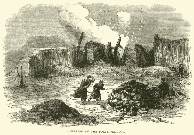 Bombardeio da Porte Maillot, janeiro de 1871 de English School