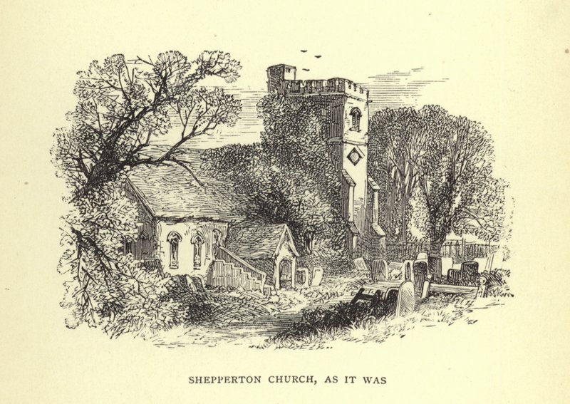 Shepperton Church, como era de English School