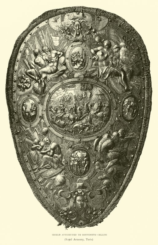 Escudo atribuído a Benvenuto Cellini de English School