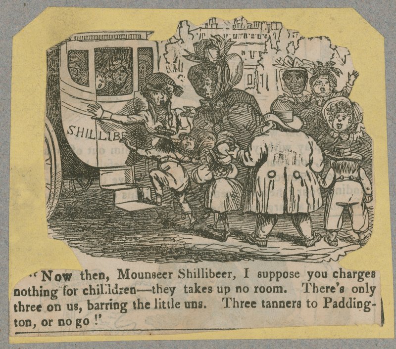 Shillibeer Omnibus; desenho animado de English School