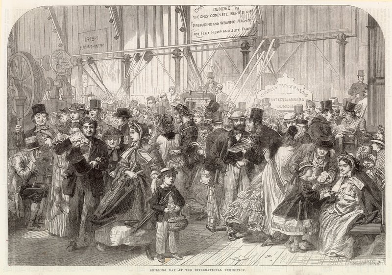 Dia do Xelim na Exposição Internacional de 1862 de English School