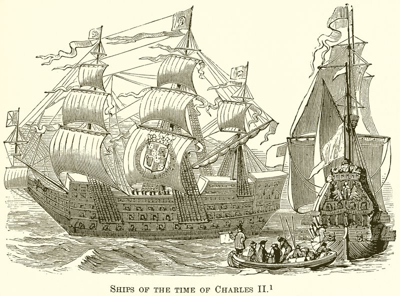 Navios do Tempo de Carlos II de English School