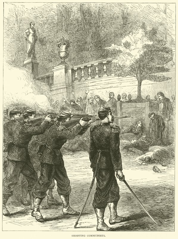 Tiro Comunistas, 1871 de English School