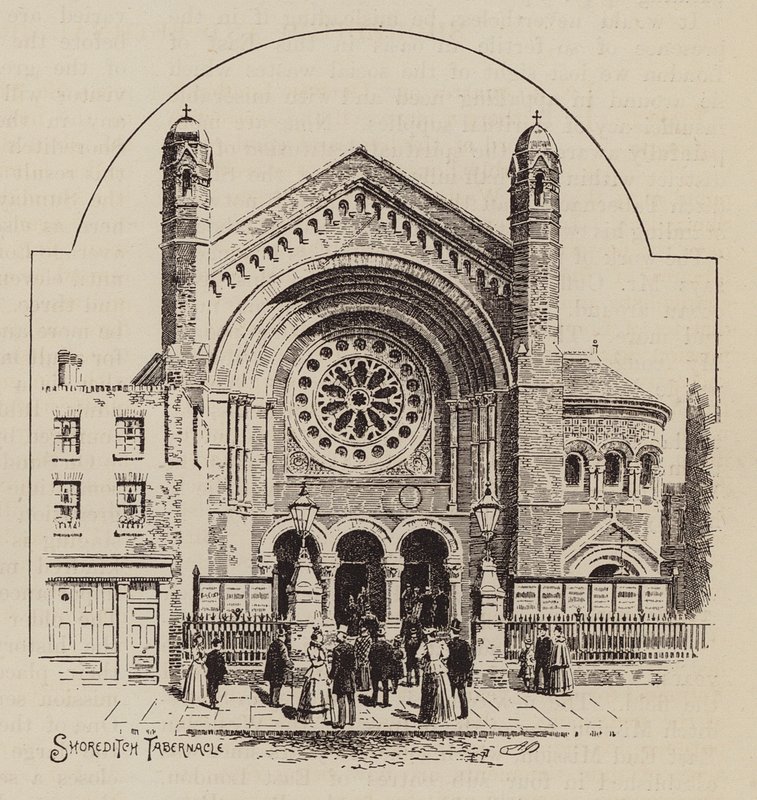Tabernáculo de Shoreditch (gravura) de English School