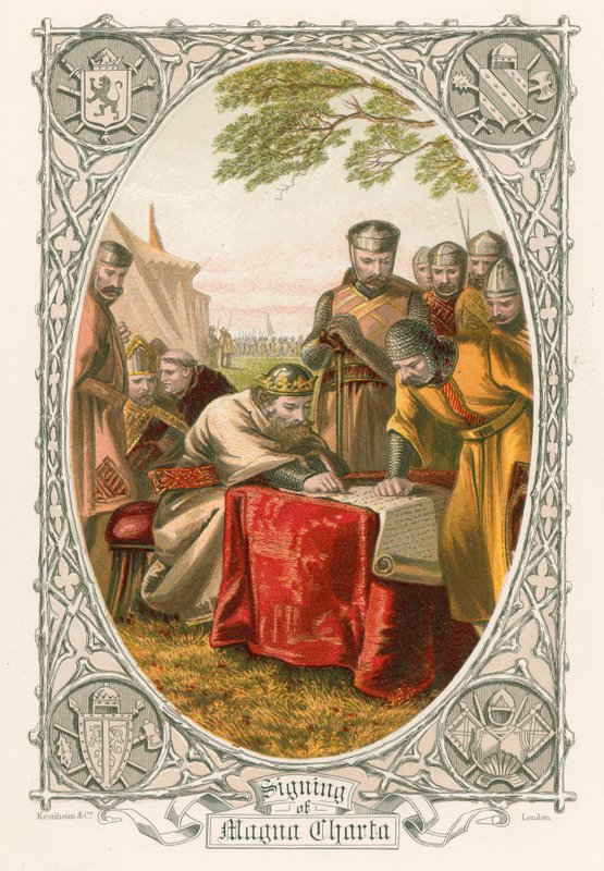 Assinatura da Magna Carta de English School