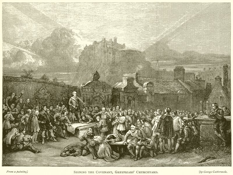 Assinando o Convênio, Cemitério de Greyfriars de English School